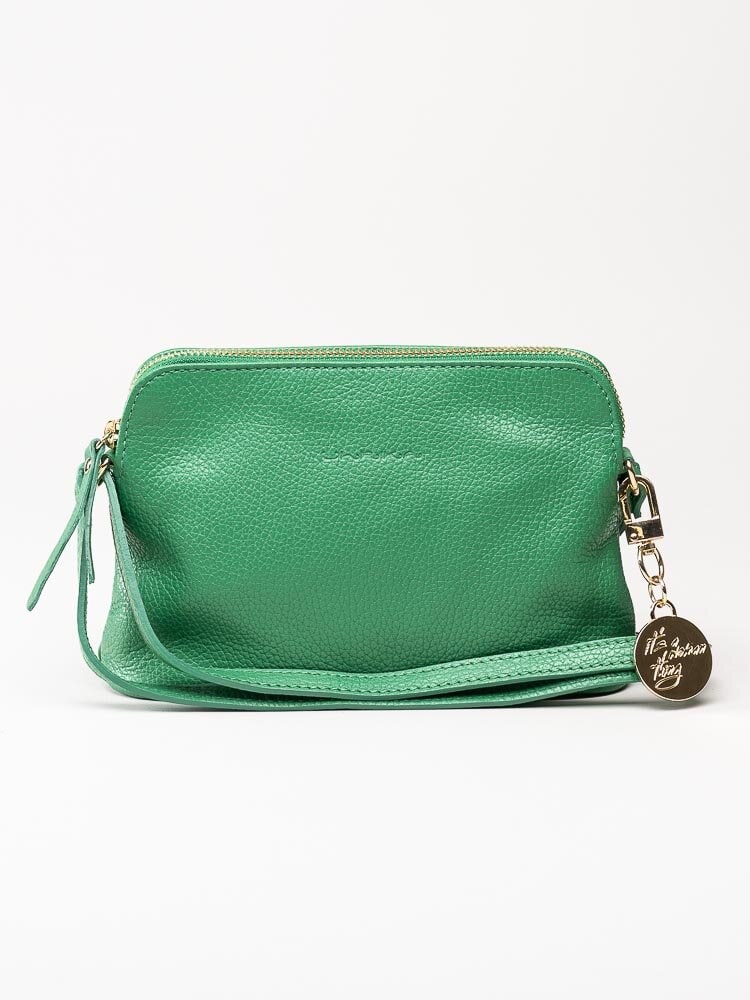 Ulrika Design - Leather - Grön liten axelremsväska i skinn