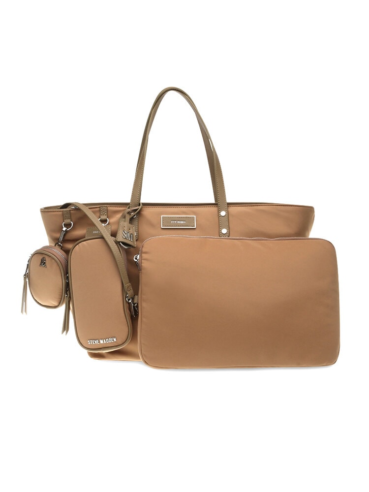 Steve Madden - Bjude Tote - Beige tote väska i nylon