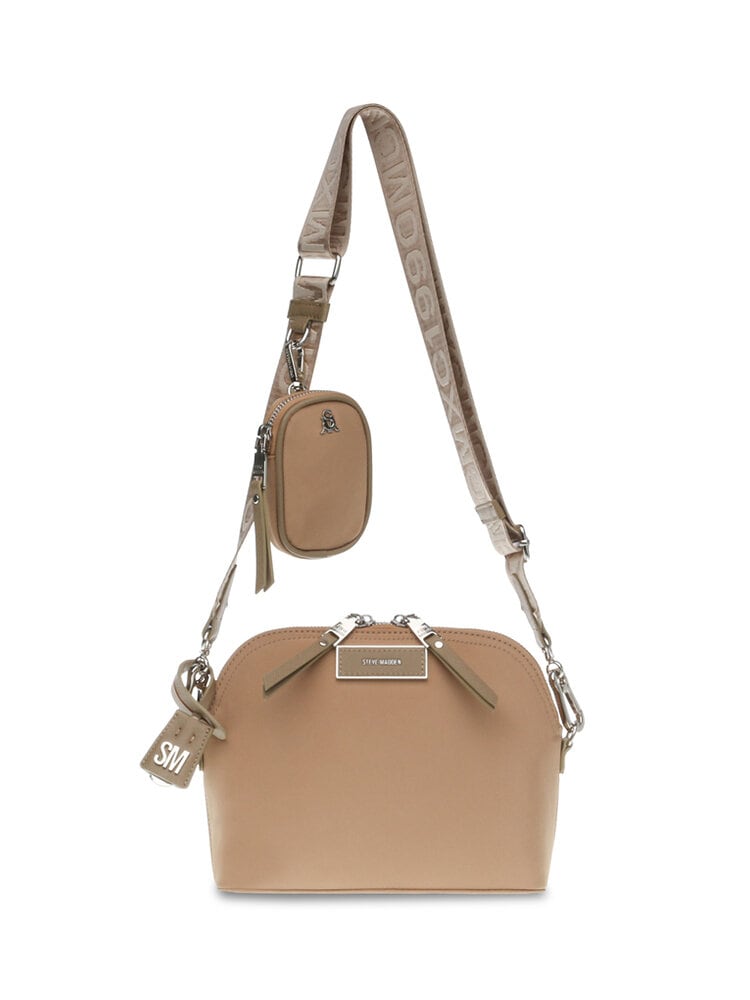 Steve Madden - Bfarren Crossbody - Beige axelremsväska i nylon