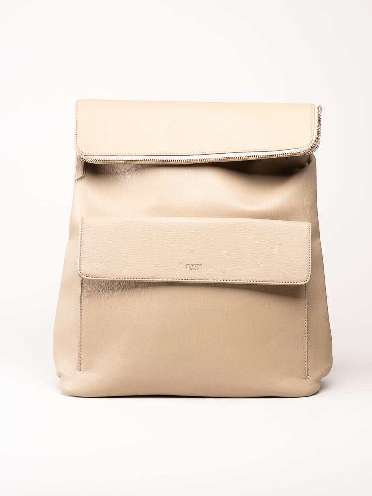 Ulrika Design - Lyx - Beige ryggsäck i skinnimitation