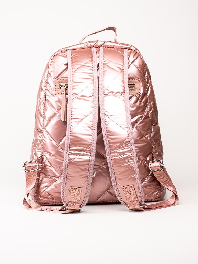 Ulrika Design - Glossy Quilt - Rosa quiltad ryggsäck