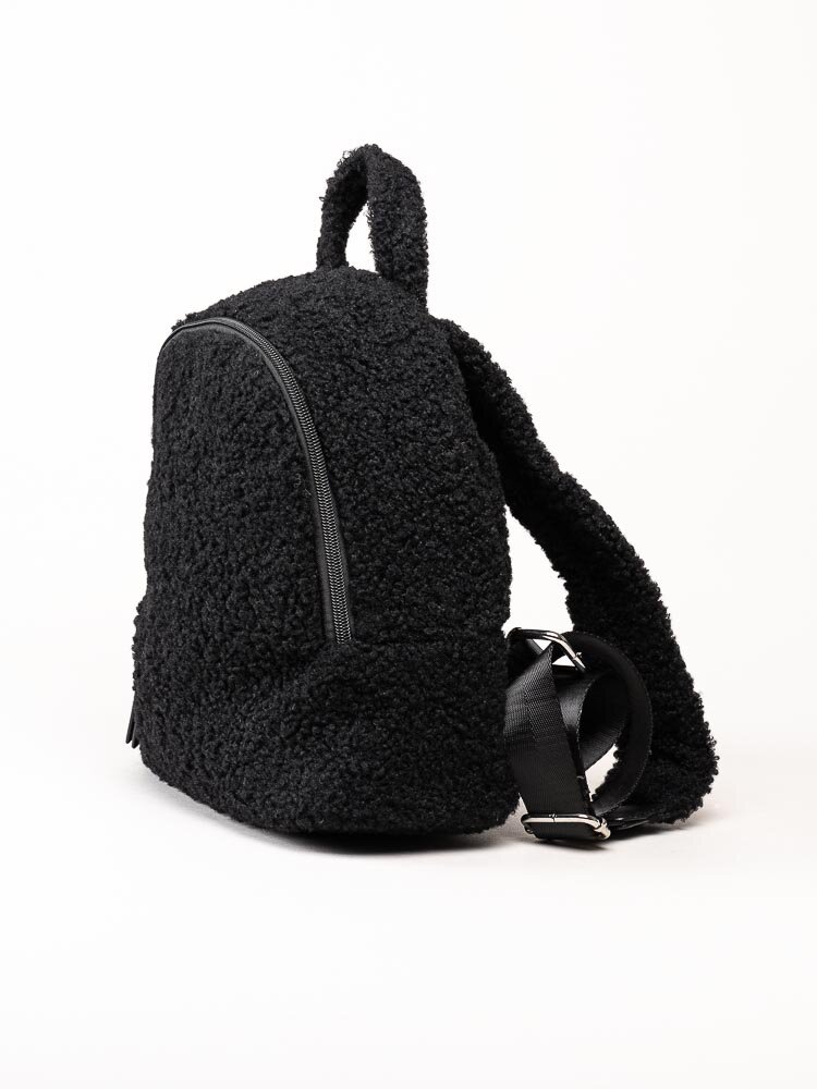 Ulrika Design - Teddy - Svart ryggsäck i teddy