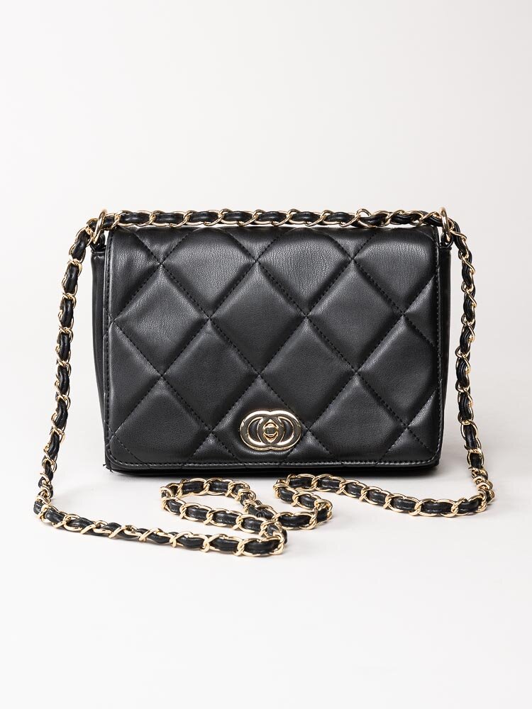 Ulrika Design - Chunky Chain - Svart axelremsväska i skinnimitation