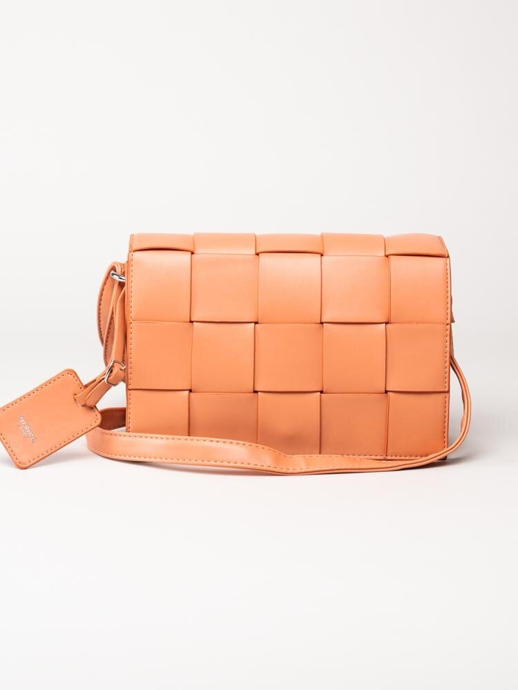 Ulrika Design - Braid - Orange flätad väska med klaff