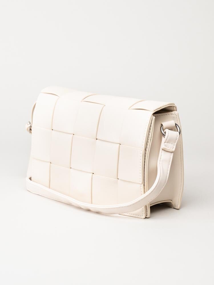Ulrika Design - Braid - Ljusbeige flätad väska med klaff