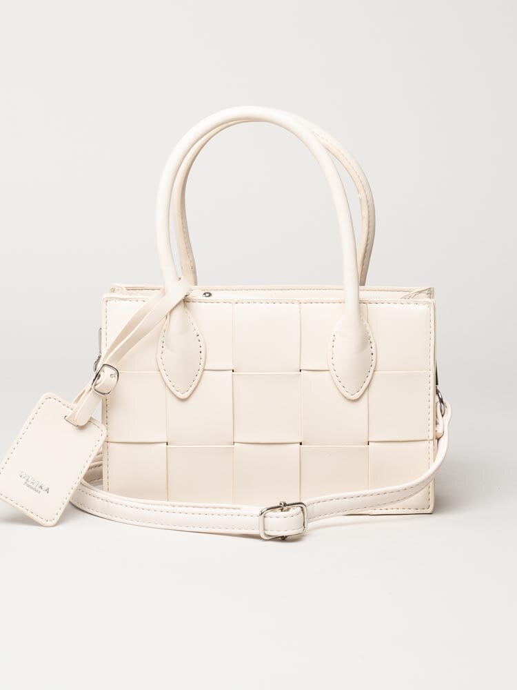 Ulrika Design - Braid - Ljusbeige liten handväska