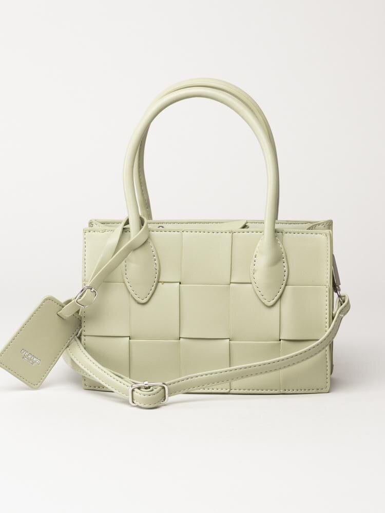Ulrika Design - Braid - Ljusgrön liten handväska