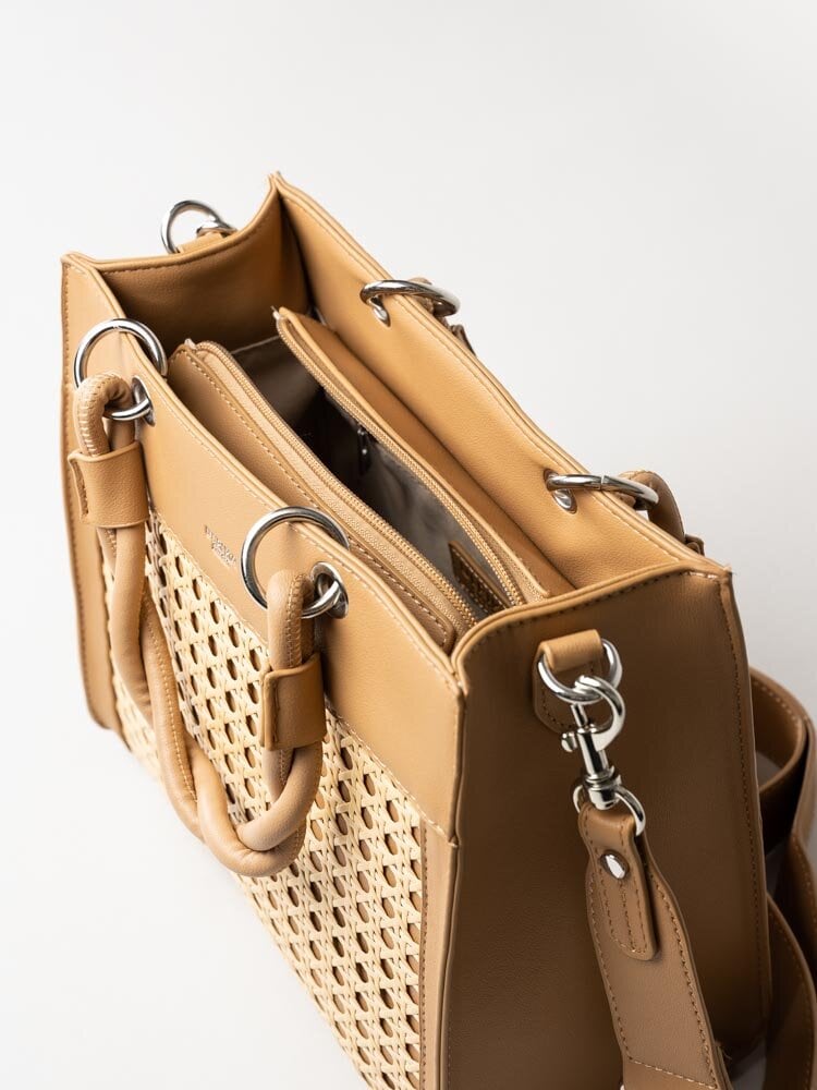 Ulrika Design - Rotting - Beige handväska med rotting