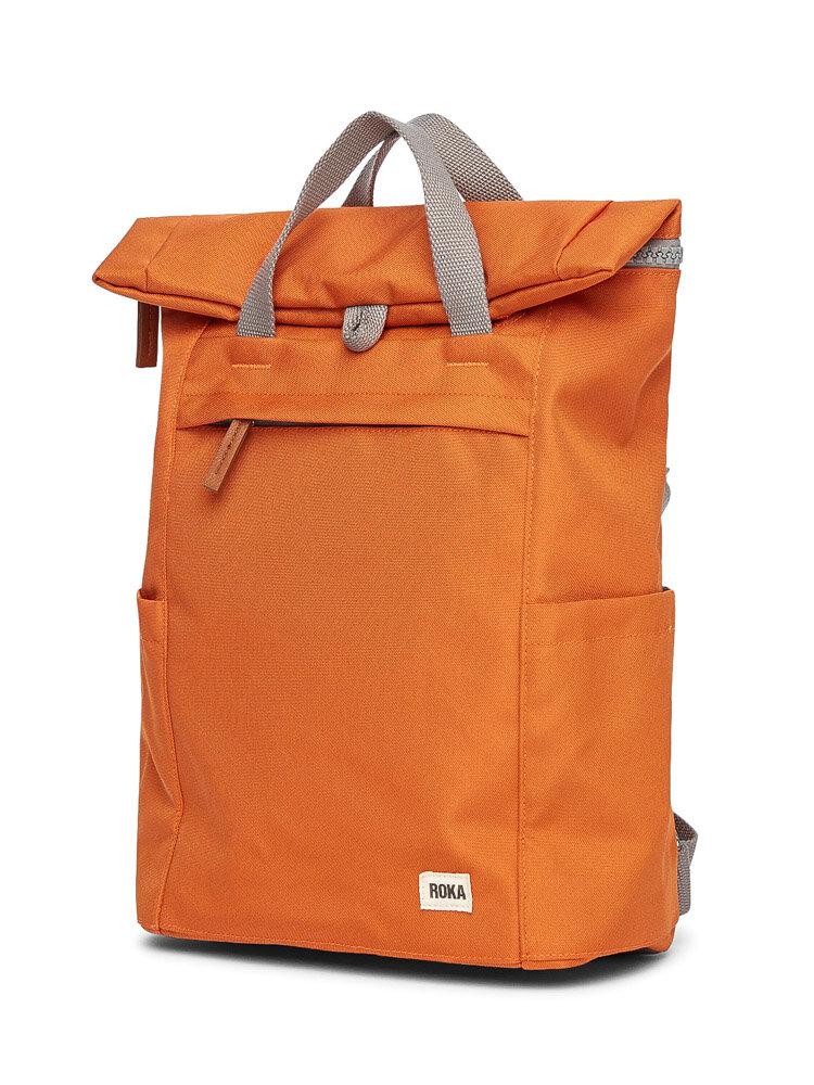 ROKA - Finchley A Sustainable - Orange medium ryggsäck i canvas