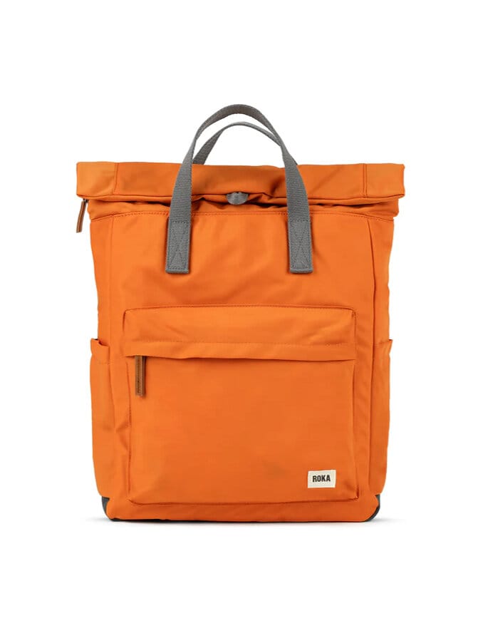 ROKA - Canfield B Recycled Nylon - Orange medium ryggsäck i nylon