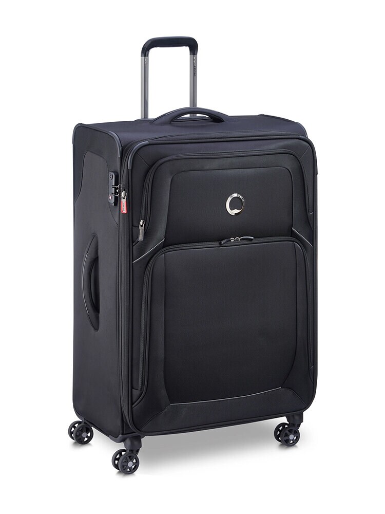 Delsey - Optimax Lite 55 Slim - Svart kabinväska med hjul