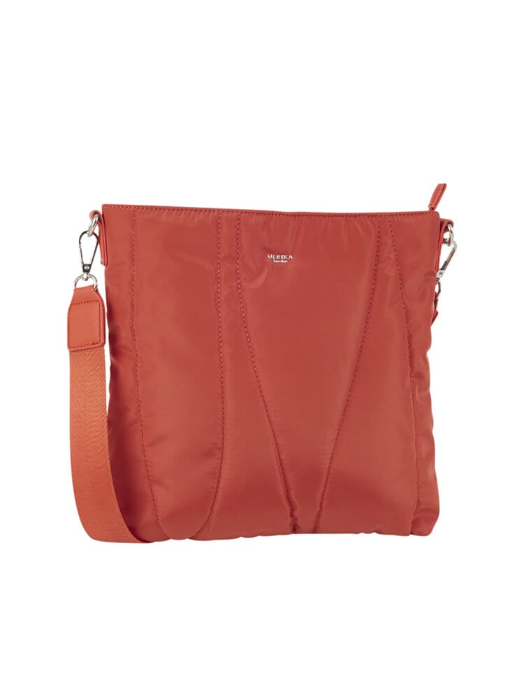 Ulrika Design - Nylon Flow - Orange axelremsväska i nylon