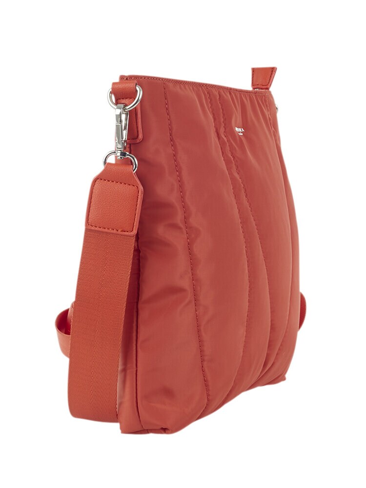 Ulrika Design - Nylon Flow - Orange axelremsväska i nylon