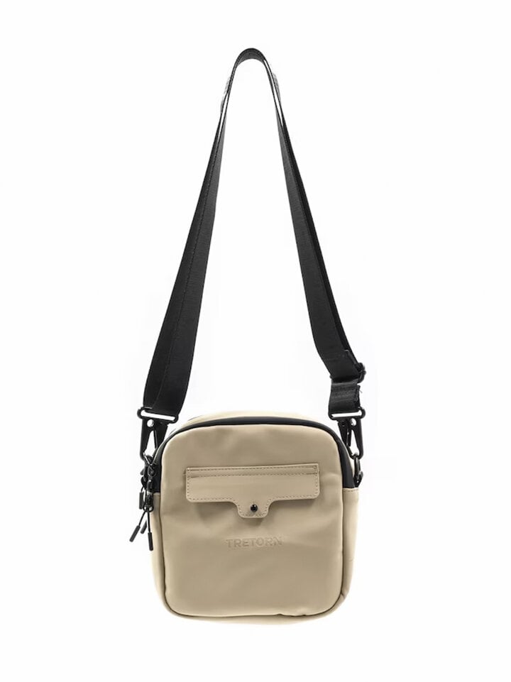 Tretorn - PU Crossbody Bag - Beige crossbodyväska