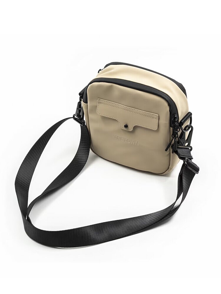 Tretorn - PU Crossbody Bag - Beige crossbodyväska