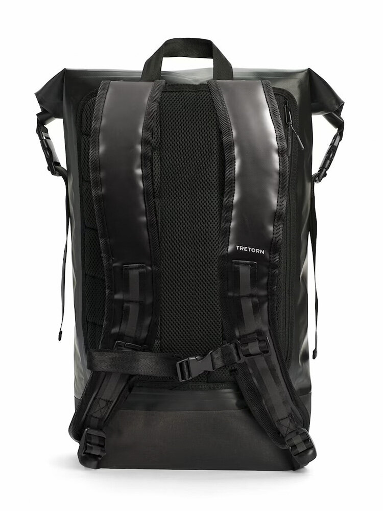 Tretorn - Lya Rolltop WP - Svart ryggsäck
