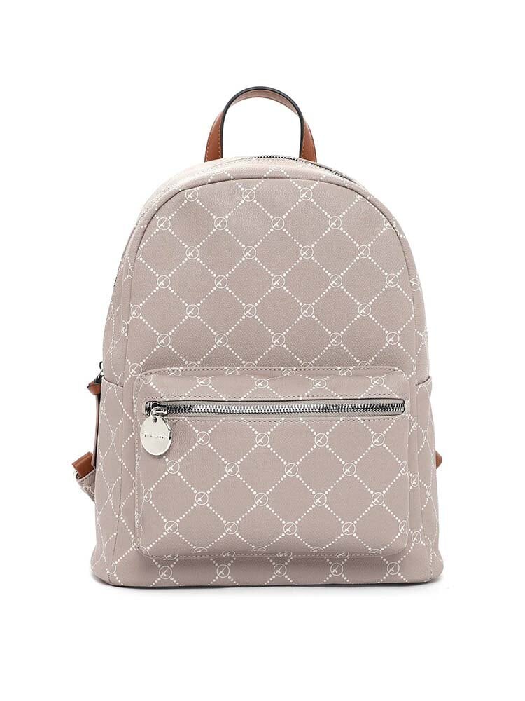 Tamaris - Anastasia Classic - Beige ryggsäck med snyggt mönster