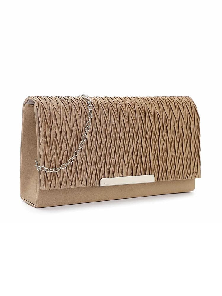Tamaris - Amalia - Bronze kuvertväska i textil