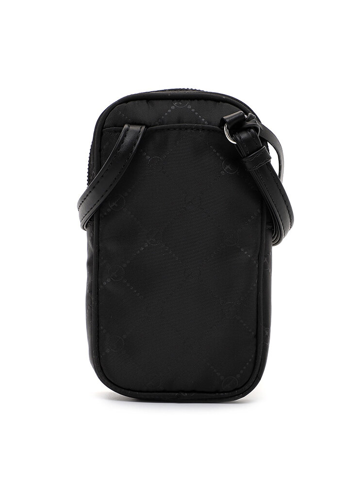 Tamaris bags - Lisa - Svart mobilväska i textil med snyggt mönster