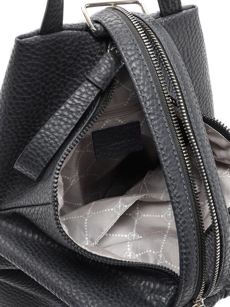 Tamaris bags - Martha - Svart ryggsäck i skinnimitation