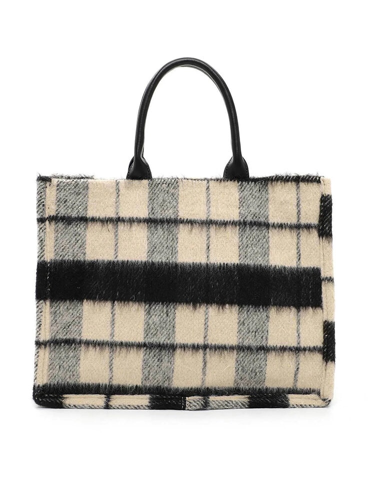Tamaris - Mercedes - Svart och beige city-shopper