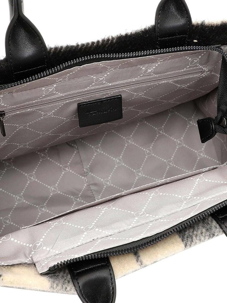 Tamaris - Mercedes - Svart och beige city-shopper
