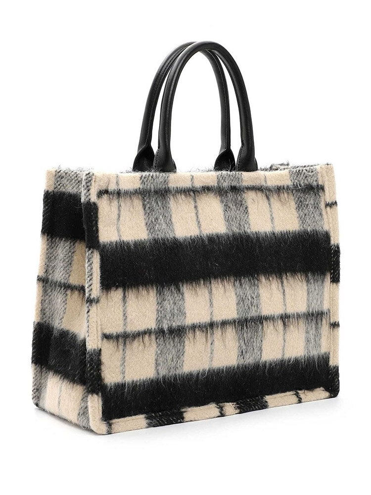 Tamaris - Mercedes - Svart och beige city-shopper
