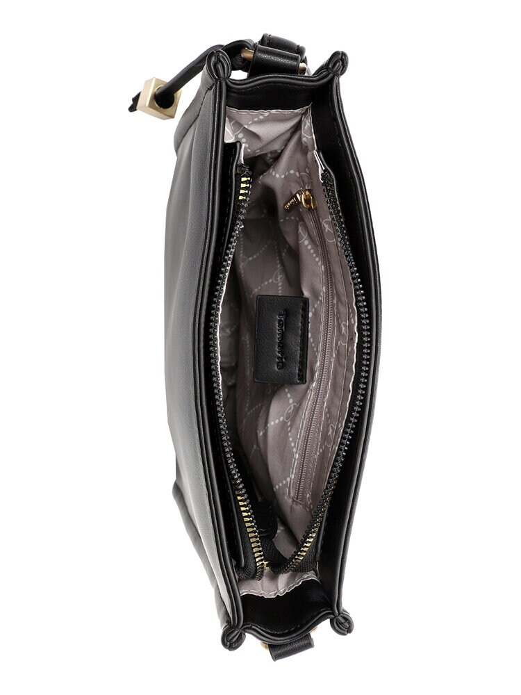 Tamaris bags - Mimi - Svart crossbodyväska i skinnimitation