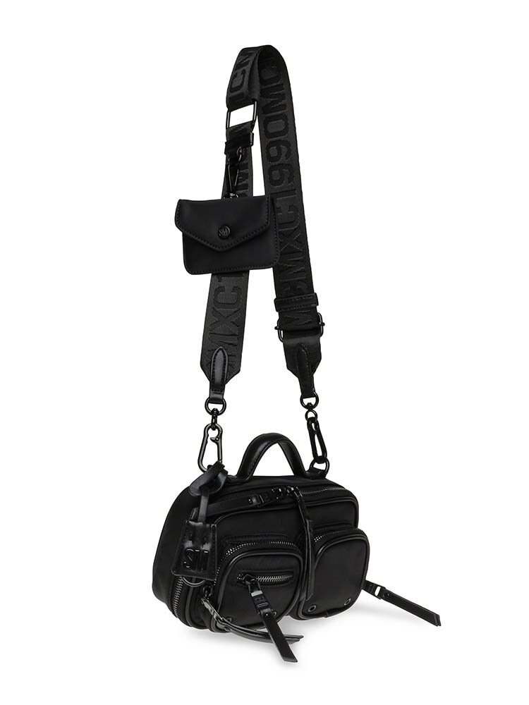 Steve Madden - Bronda-N - Svart crossbodyväska i textil