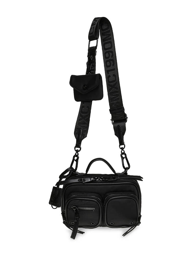 Steve Madden - Bronda-N - Svart crossbodyväska i textil
