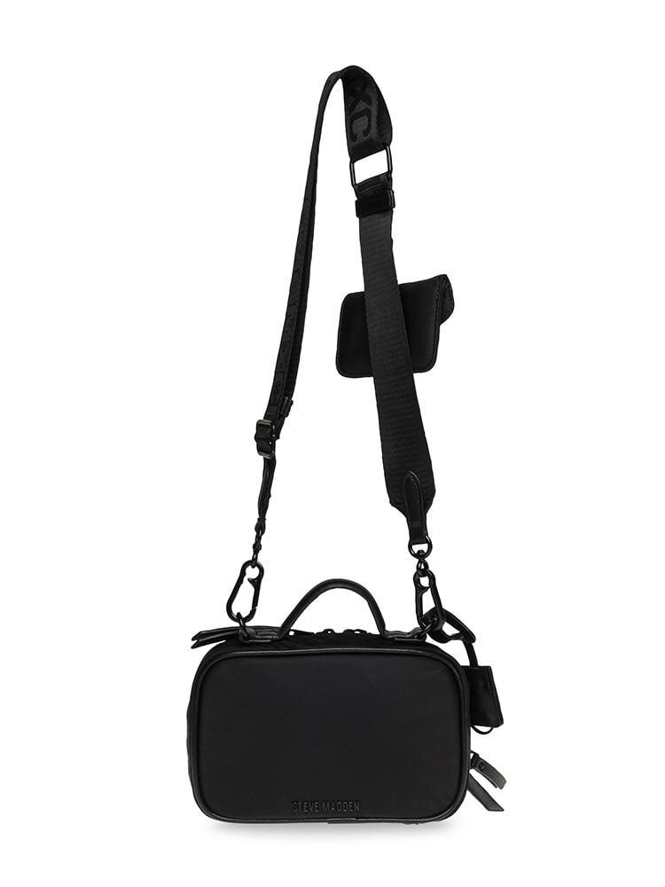 Steve Madden - Bronda-N - Svart crossbodyväska i textil