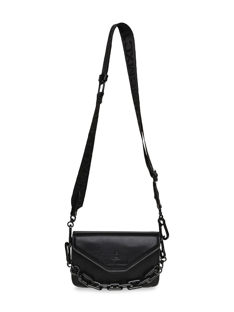 Steve Madden - Bhessa - Svart crossbodyväska i skinnimitation