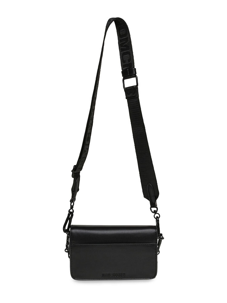 Steve Madden - Bhessa - Svart crossbodyväska i skinnimitation