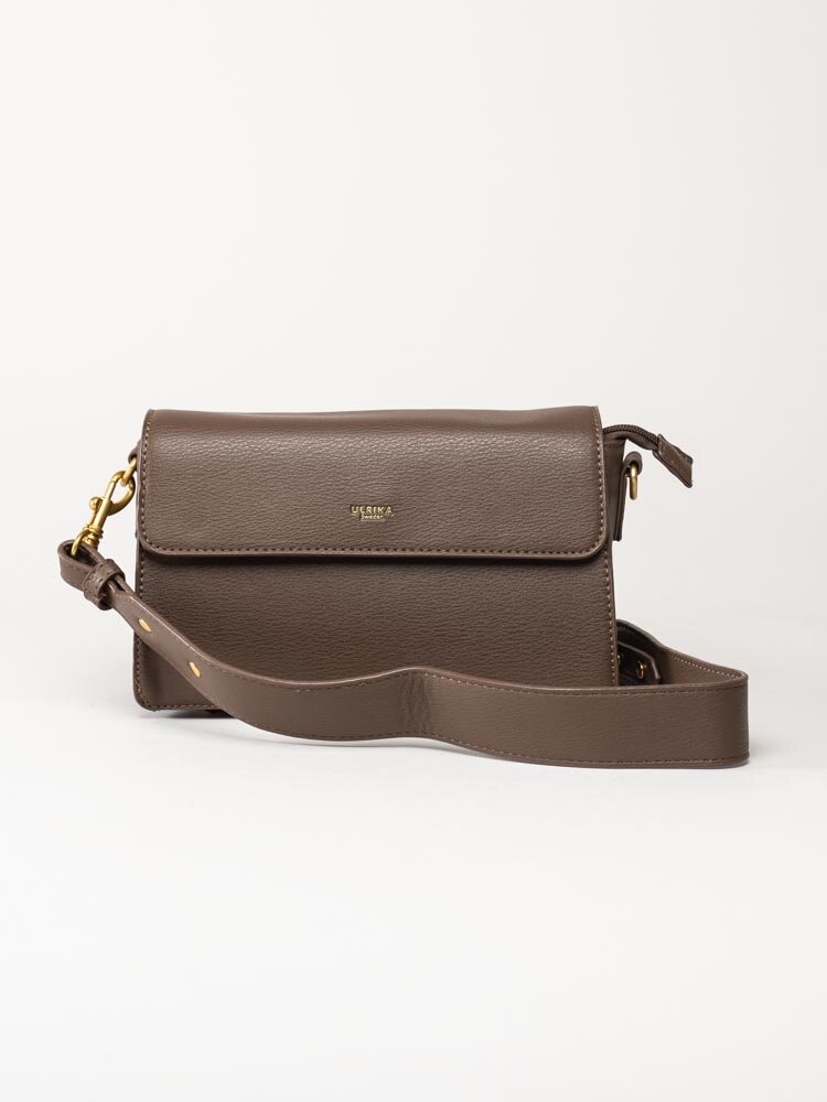 Ulrika Design - Lyx - Mörkbrun crossbodyväska