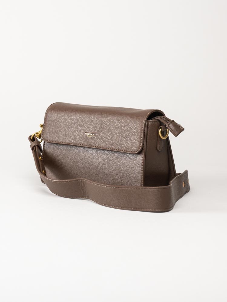 Ulrika Design - Lyx - Mörkbrun crossbodyväska