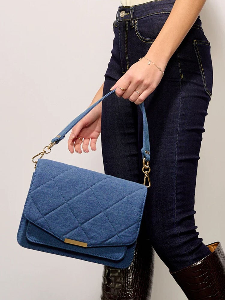 Noella - Blanca Denim - Blå handväska i jeanstyg