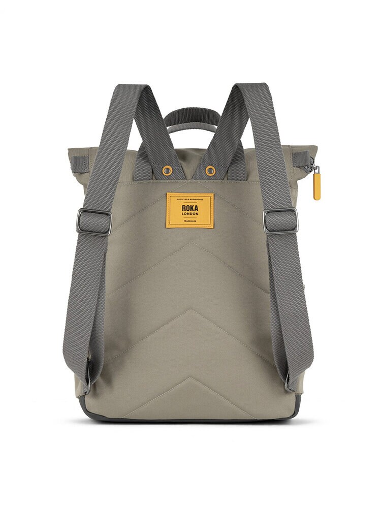 ROKA - Yellow Label Canfield B R - Grön medium ryggsäck i canvas