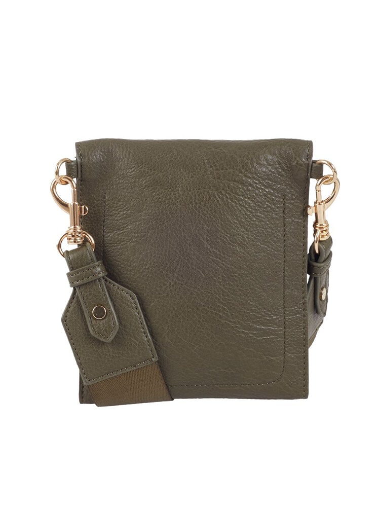 Ulrika Design - Pocket - Grön mobilväska i skinnimitation