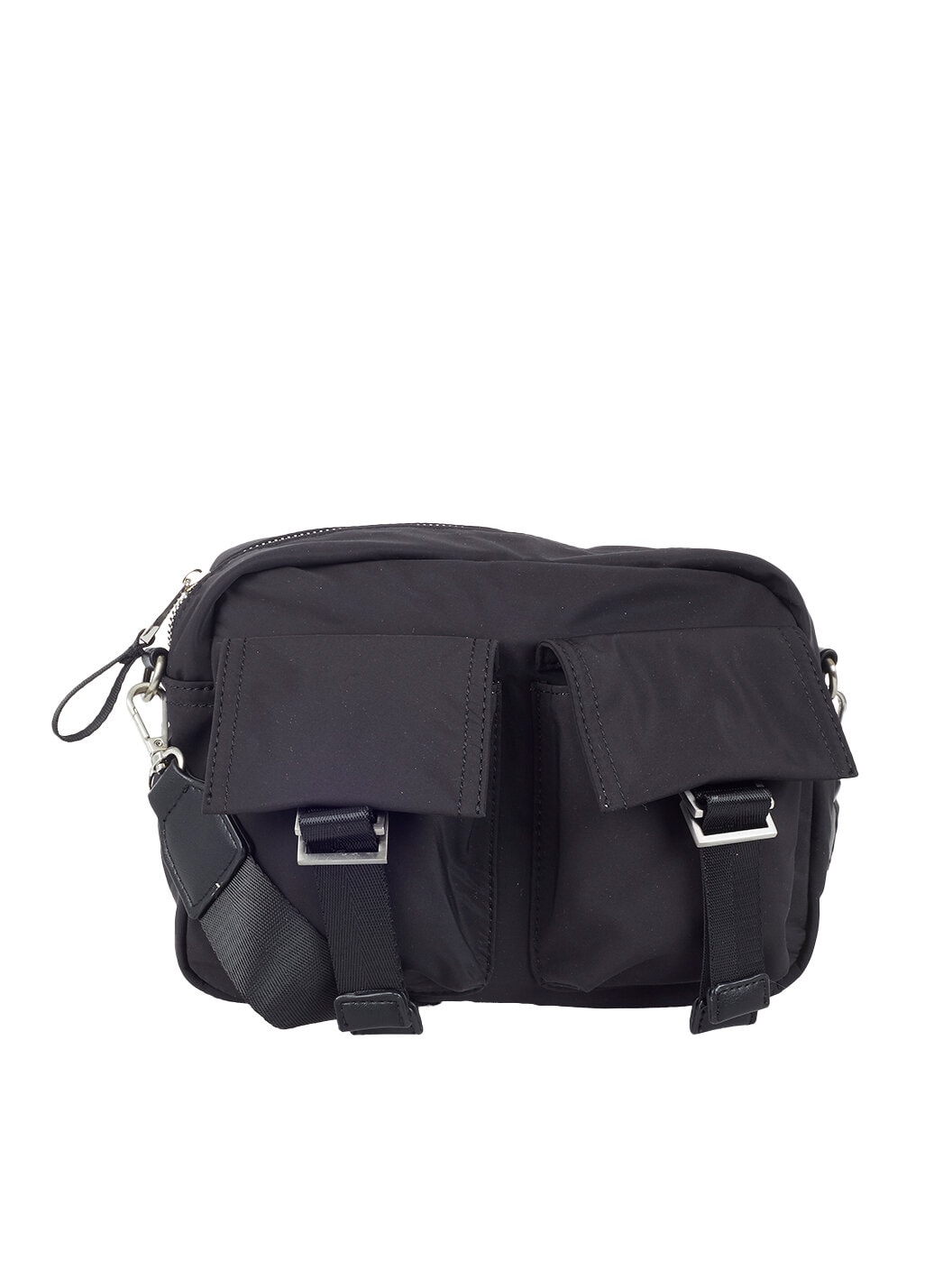 Ulrika Design - Cargo Fickor - Svart handväska i återvunnen textil