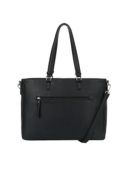Ulrika Design - Ulrika Business - Svart väska i skinimitation för laptop 14"