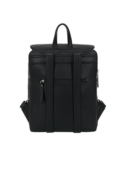 Ulrika Design - Ulrika Business - Svart ryggsäck i skinnimitation för laptop 14"