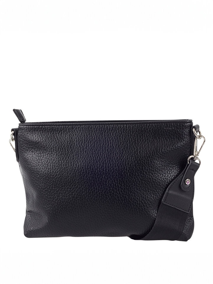 Ulrika Design - Recycled PU 2.0 - Svart väska i mjuk PU med många fack