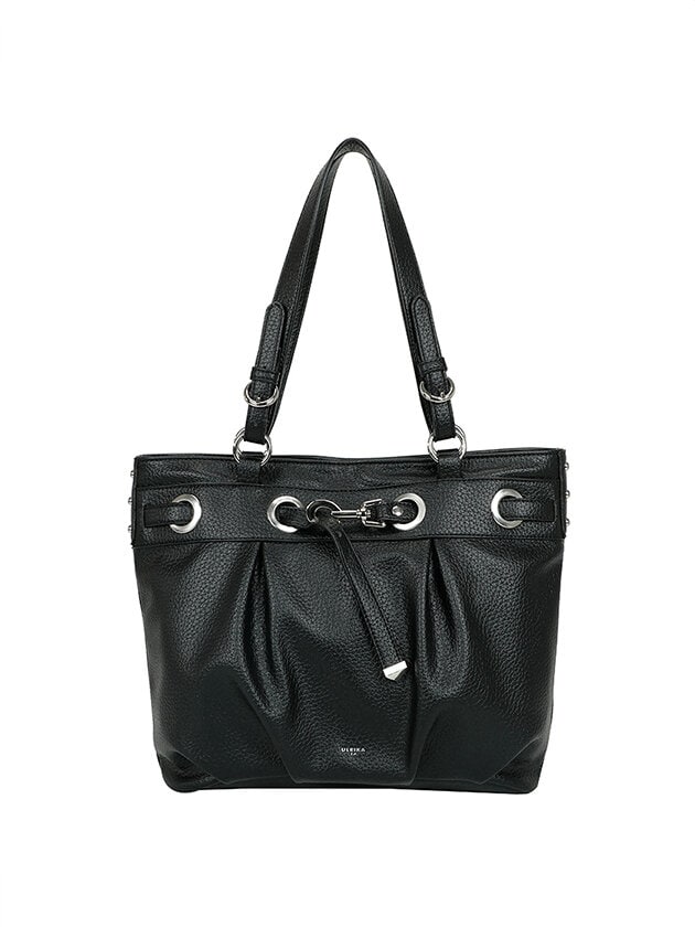 Ulrika Design - Recycled PU 2.0 - Svart väska i mjuk PU med struktur