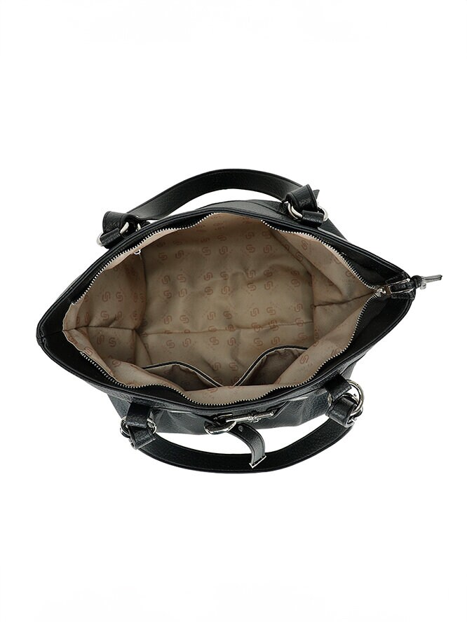 Ulrika Design - Recycled PU 2.0 - Svart väska i mjuk PU med struktur