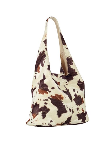 Ulrika Design - Ulrika Fur A-Line tote - Komönstrad axelkasse i pälsimitation