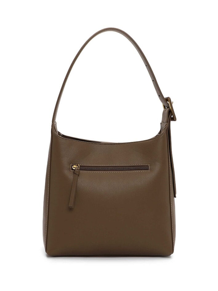 Tamaris bags - Gunda Pouch M - Beige stilren minimalistisk väska - två i en