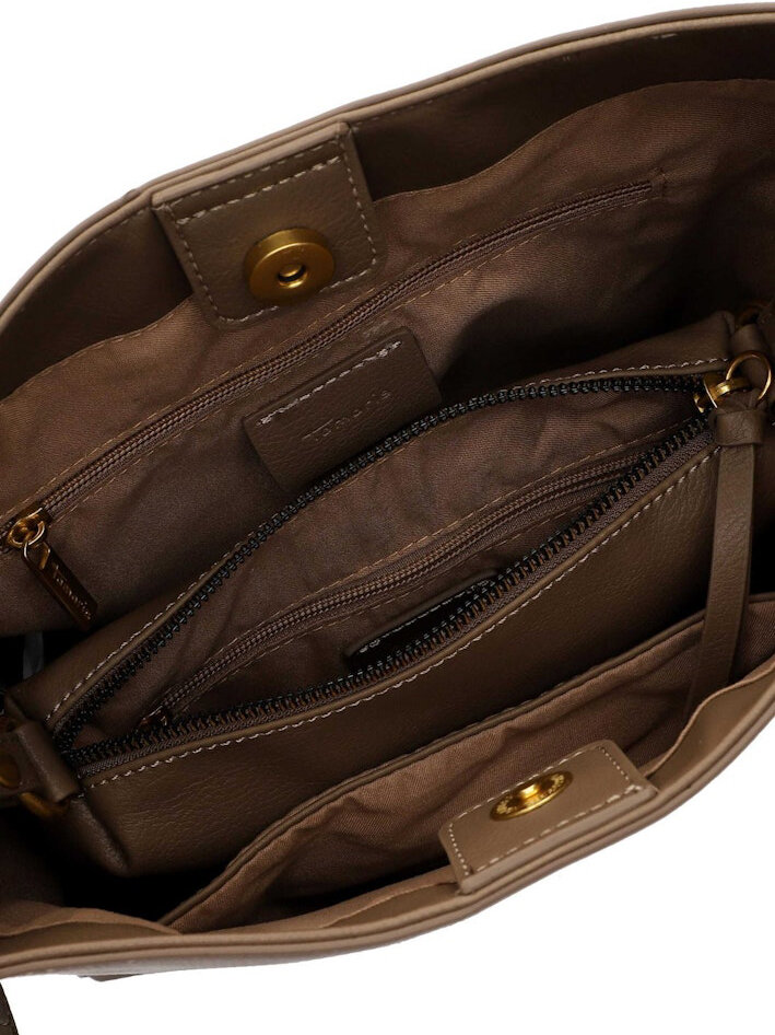 Tamaris bags - Gunda Pouch M - Beige stilren minimalistisk väska - två i en