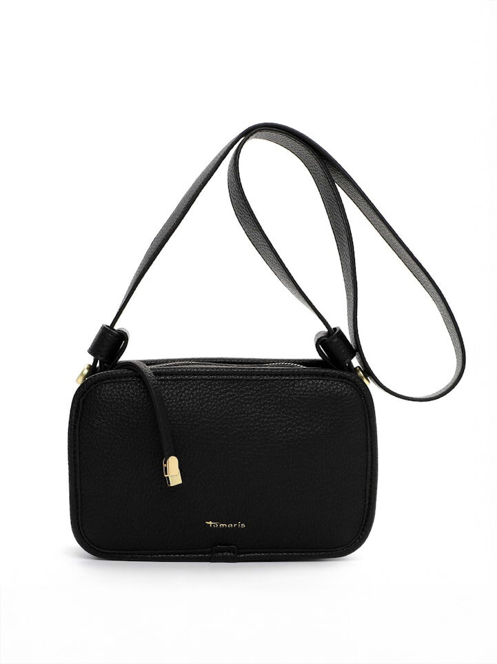 Tamaris bags - Galina Handbag zipper S - Svart handväska med struktur