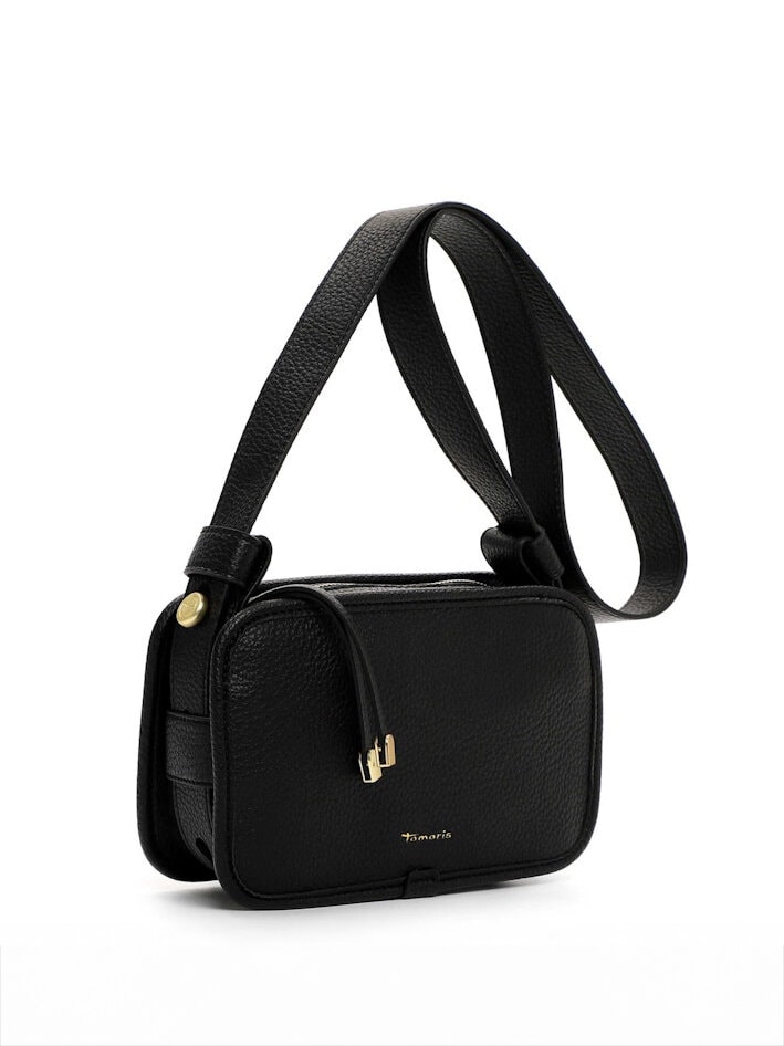 Tamaris bags - Galina Handbag zipper S - Svart handväska med struktur