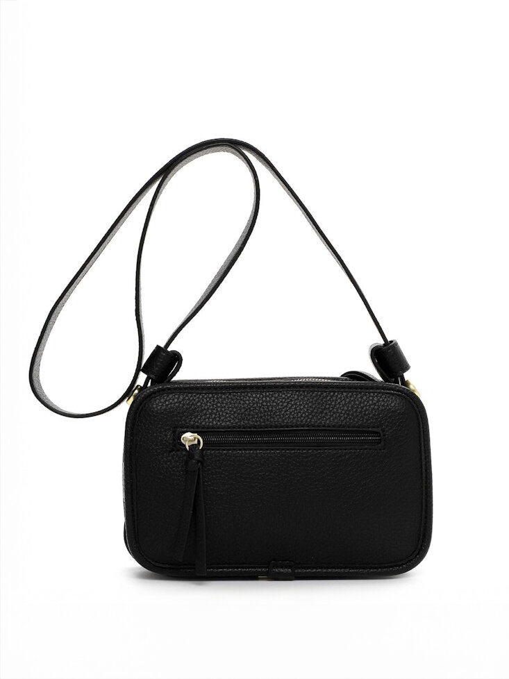Tamaris bags - Galina Handbag zipper S - Svart handväska med struktur